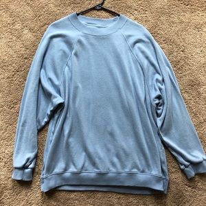 Oversized baby blue sweater